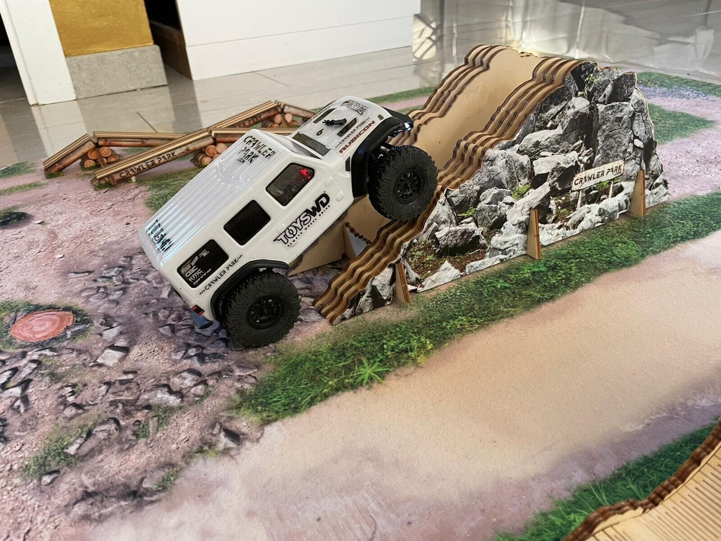 ToysWD Crawler Park Uphill obstacle for 1/24 1/18 RC Crawler park circuit TWD240011