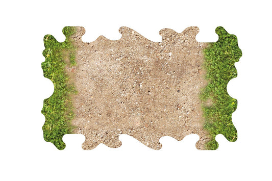 ToysWD Crawler Park 2x Dirt and grass quarter straights for 1/24 1/18 RC Crawler park circuit TWDTRK009