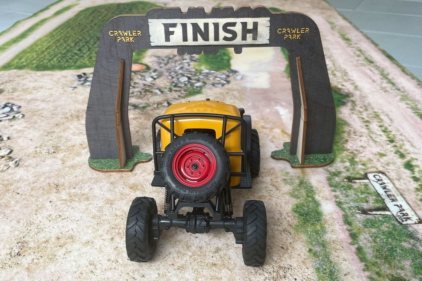 ToysWD Crawler Park START / FINISH Arch RC Crawler park circuit 1/24 1/18 TWD240010