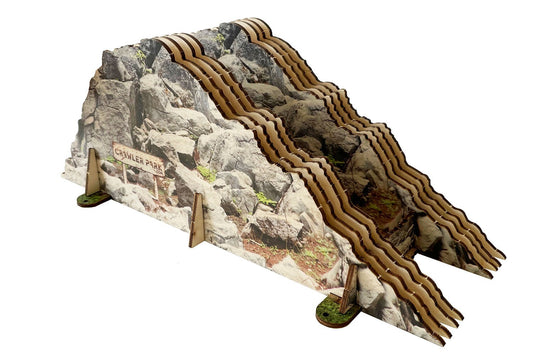 ToysWD Crawler Park Kit of 5 obstacles for 1/24 1/18 RC Crawler park circuit TWDKIT0003