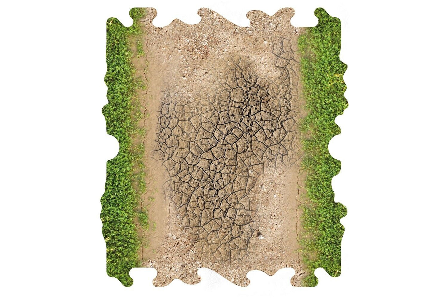 Toyswd Crawler Park 2X Dirt And Grass Half Straights For 1/24 1/18 Rc Crawler