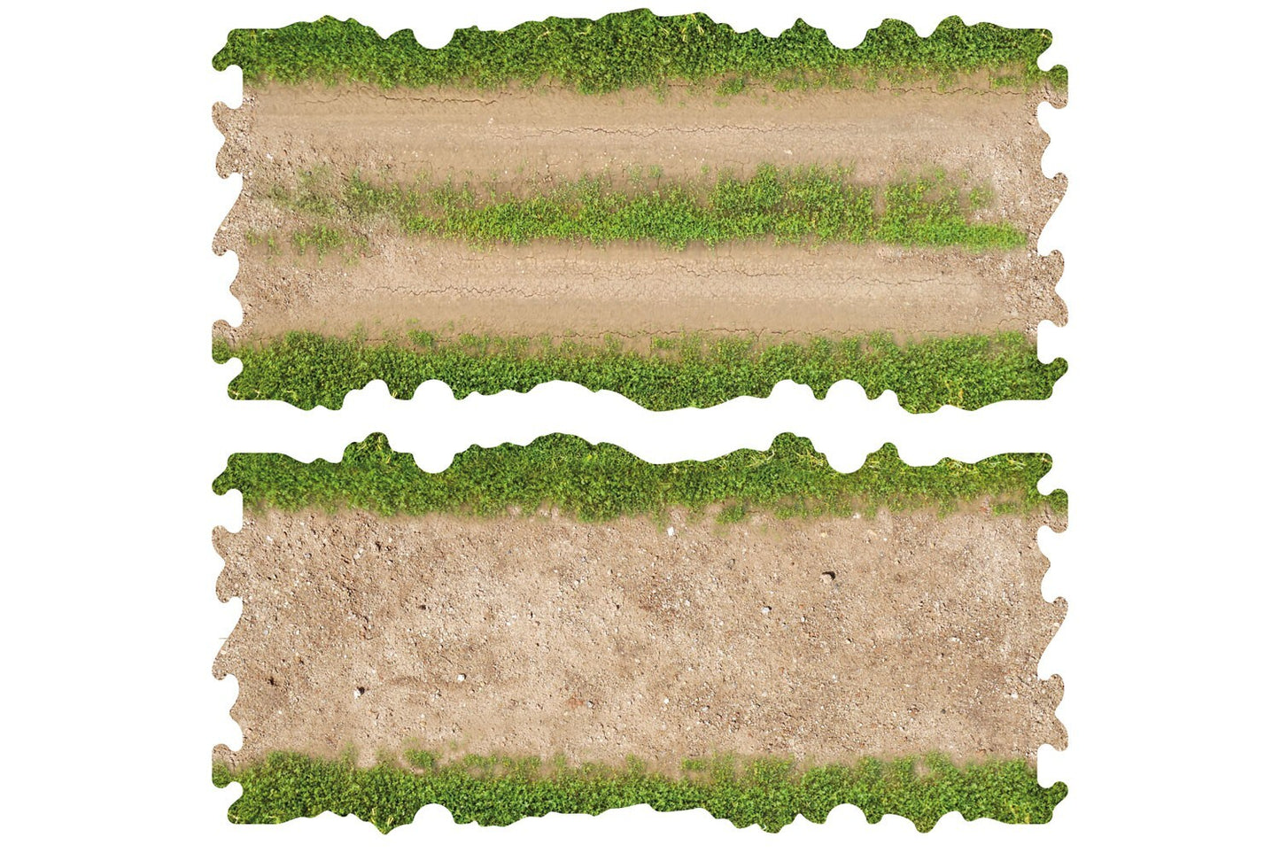 ToysWD Crawler Park 2x Dirt and grass straights for 1/24 1/18 RC Crawler park circuit TWDTRK004