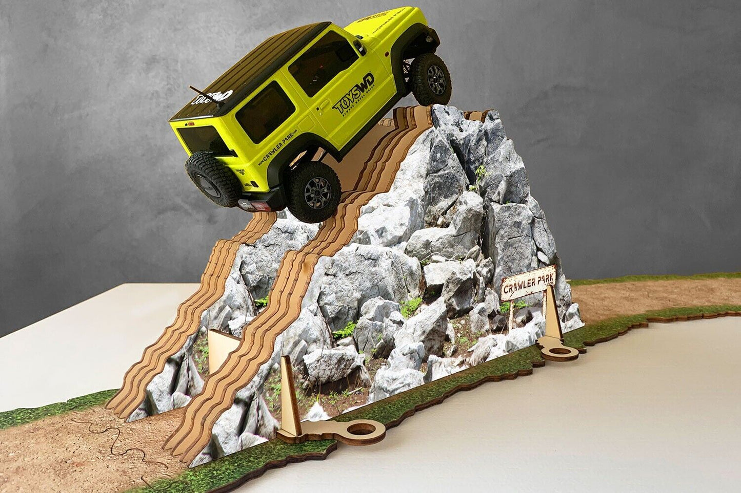 ToysWD Crawler Park Uphill obstacle for 1/24 1/18 RC Crawler park circuit TWD240011
