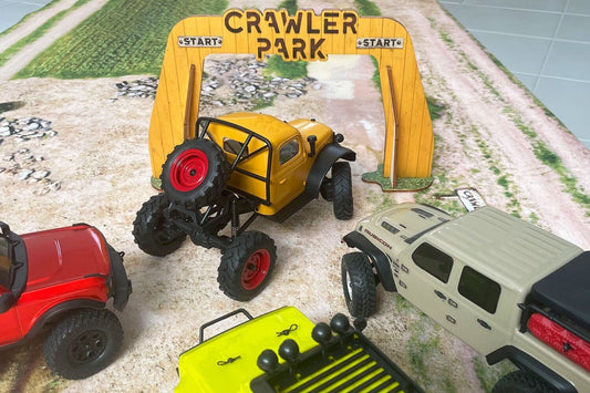 ToysWD Crawler Park START / FINISH Arch RC Crawler park circuit 1/24 1/18 TWD240010