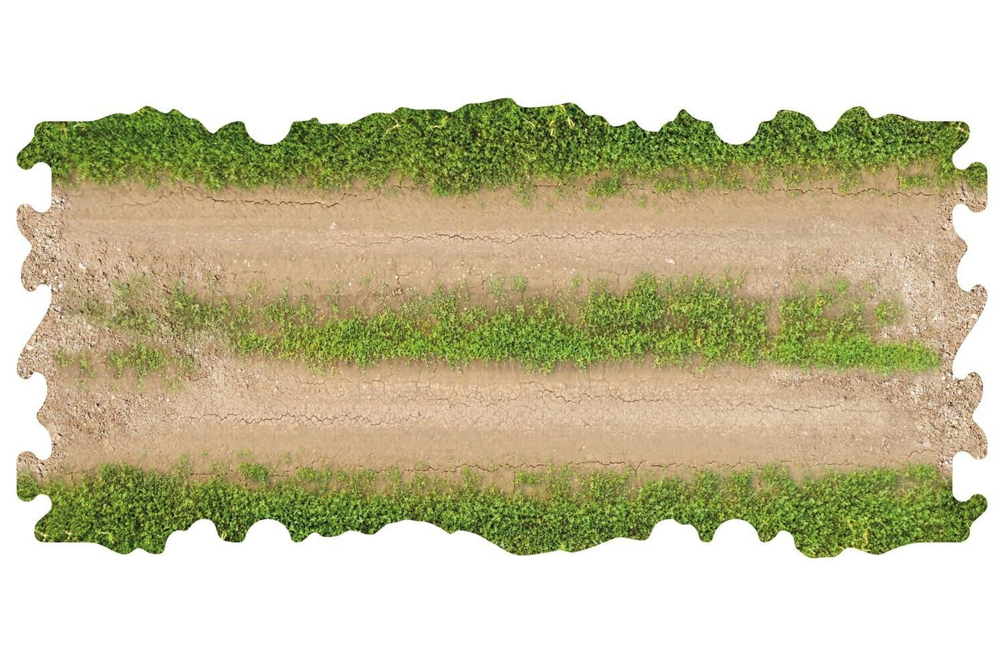 ToysWD Crawler Park 2x Dirt and grass straights for 1/24 1/18 RC Crawler park circuit TWDTRK004