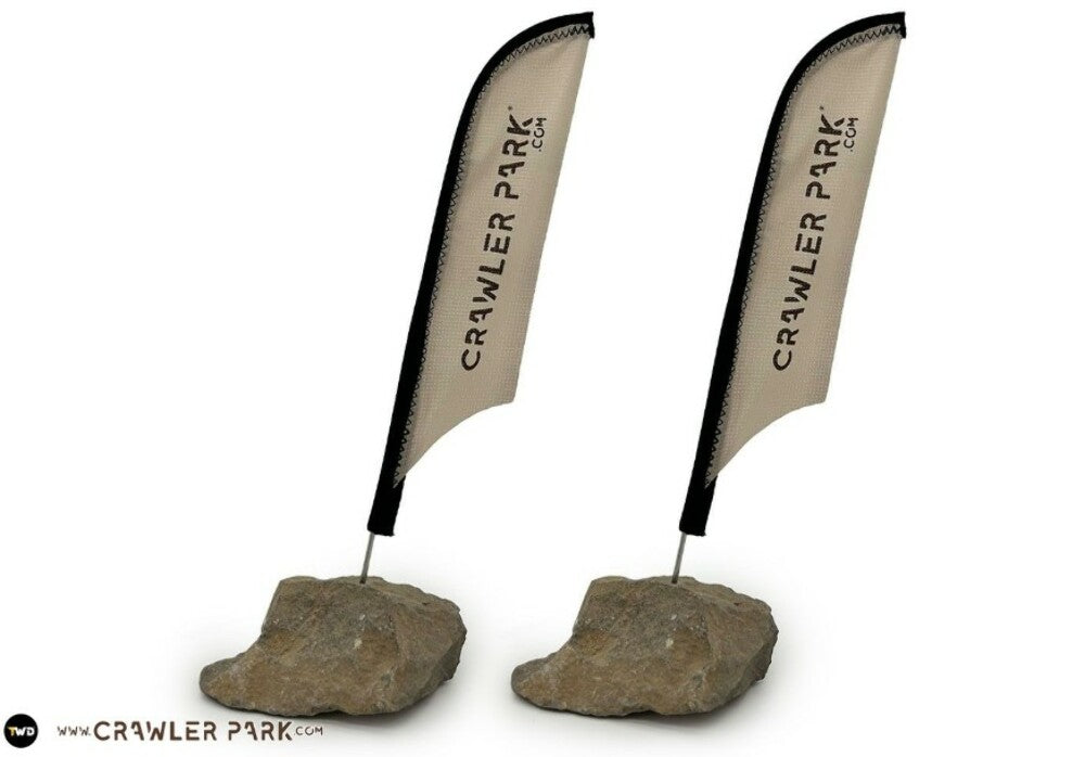 Toyswd Beach Flag 9" Rc Crawler Park Circuit Model Making 1/24 & 1/18 TWD240017