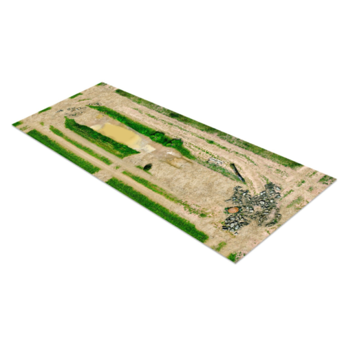 ToysWD Crawler Park Carpet circuit of 79x28in for 1/24 1/18 RC Crawler park circuit TWDTRK012
