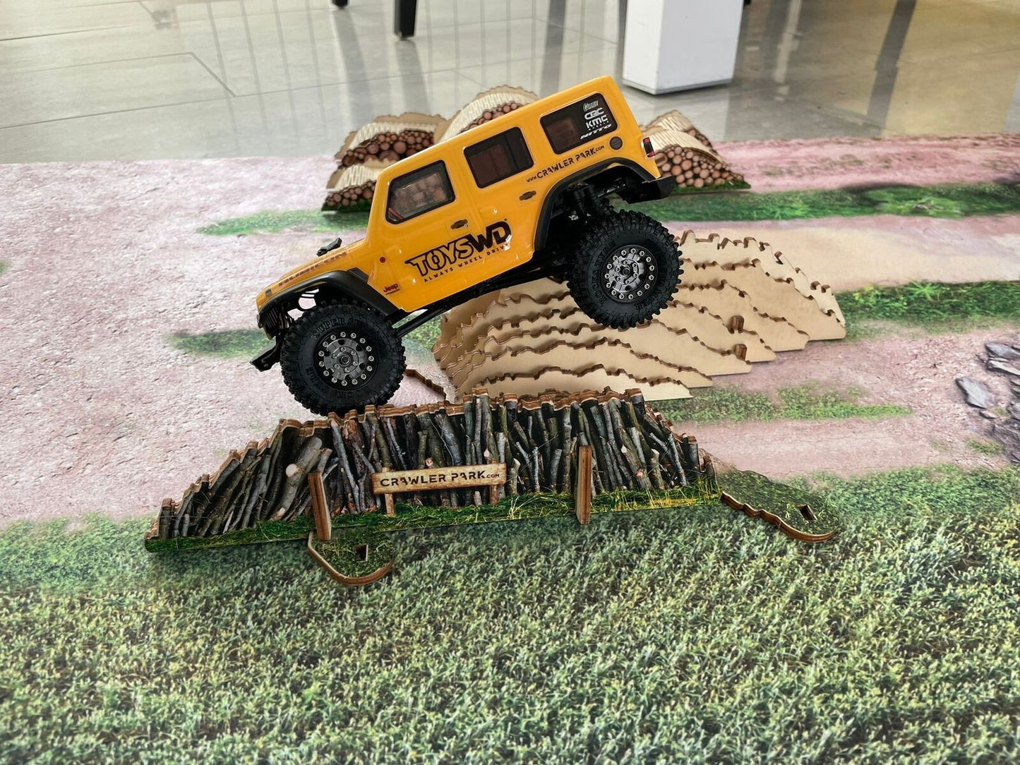 ToysWD Crawler Park Starter Kit Carpet Circuit RC Crawler Park 1/24 1/18 TWDKIT0002