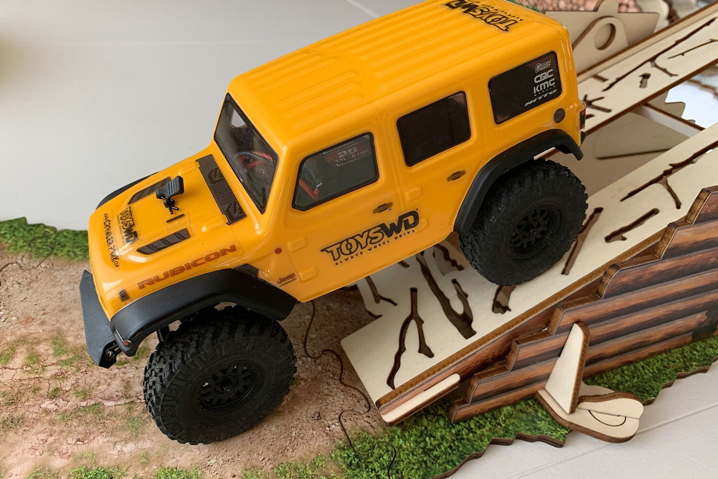 ToysWD Crawler Park Seesaw obstacle for 1/24 1/18 RC Crawler park circuit TWD240001