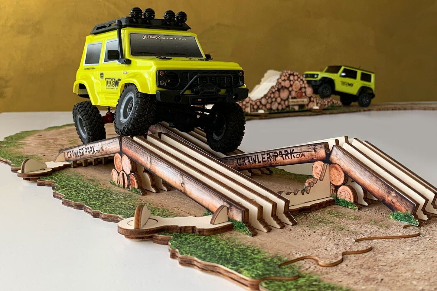 ToysWD Crawler Park Starter Kit Carpet Circuit RC Crawler Park 1/24 1/18 TWDKIT0001