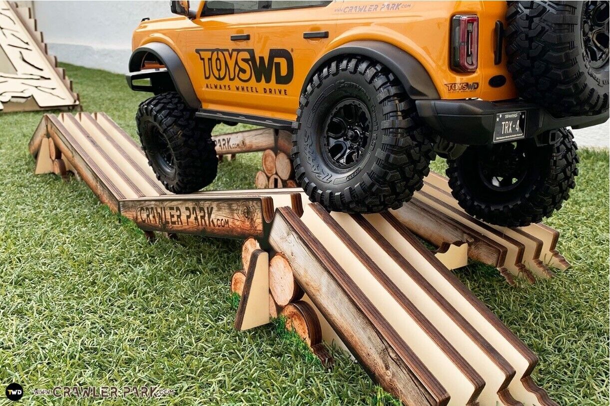ToysWD Crawler Park Axes Crossing obstacle RC Crawler park 1/10 TWD100002