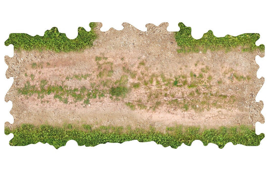 ToysWD Crawler Park 2x T-junction with grass for 1/24 1/18 RC Crawler park circuit TWDTRK006
