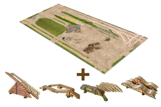 ToysWD Crawler Park Starter Kit Carpet Circuit RC Crawler Park 1/24 1/18 TWDKIT0002
