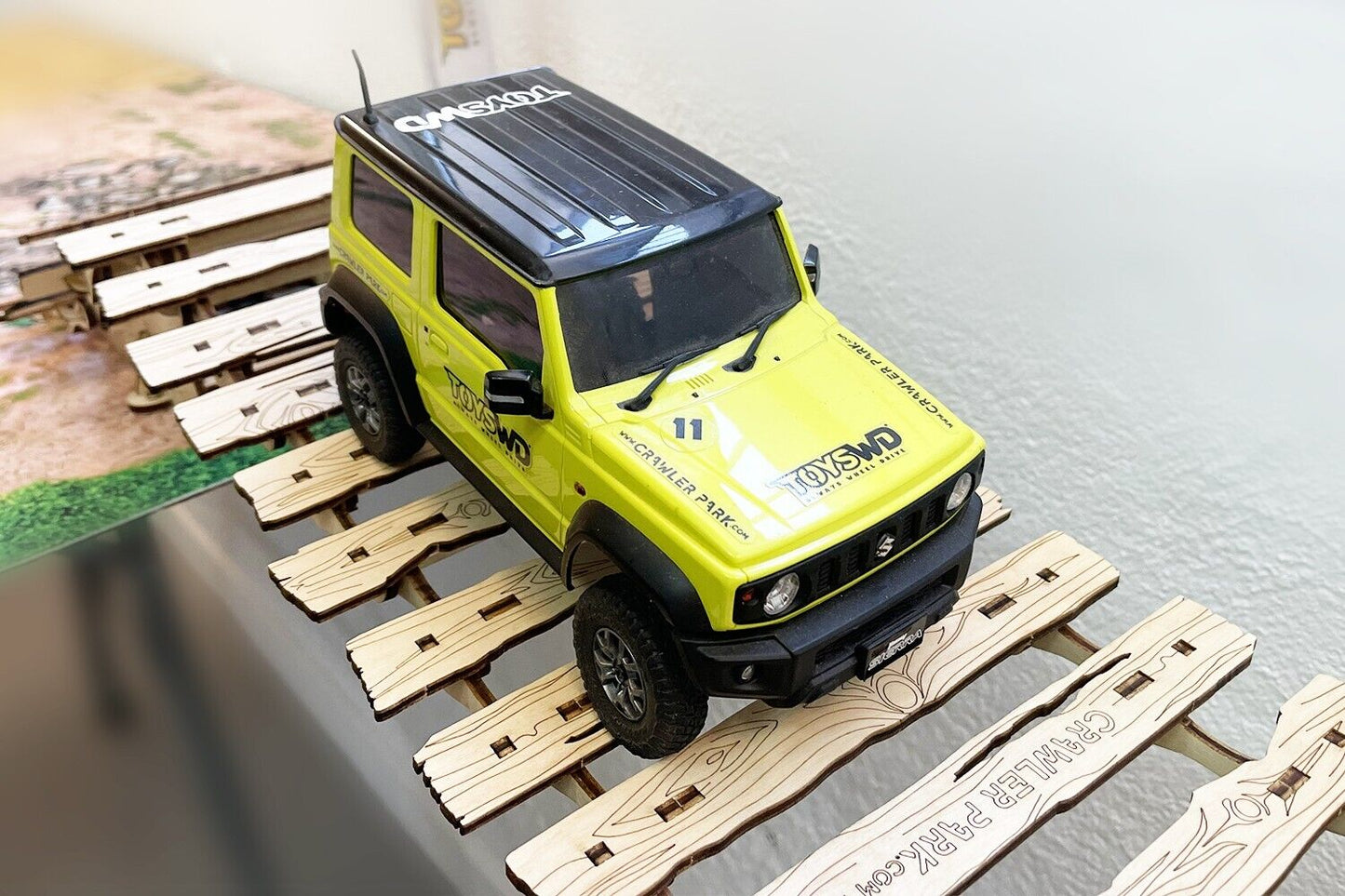 ToysWD Crawler Park Extension kit Tibetan Bridge rc crawler park obstacle 1/18 and 1/24 TWD240018