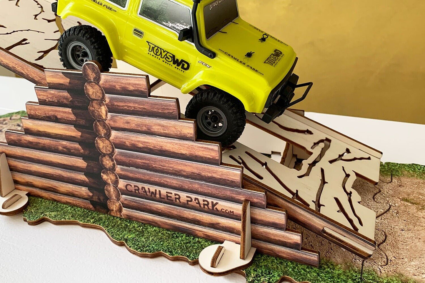 ToysWD Crawler Park Seesaw obstacle for 1/24 1/18 RC Crawler park circuit TWD240001
