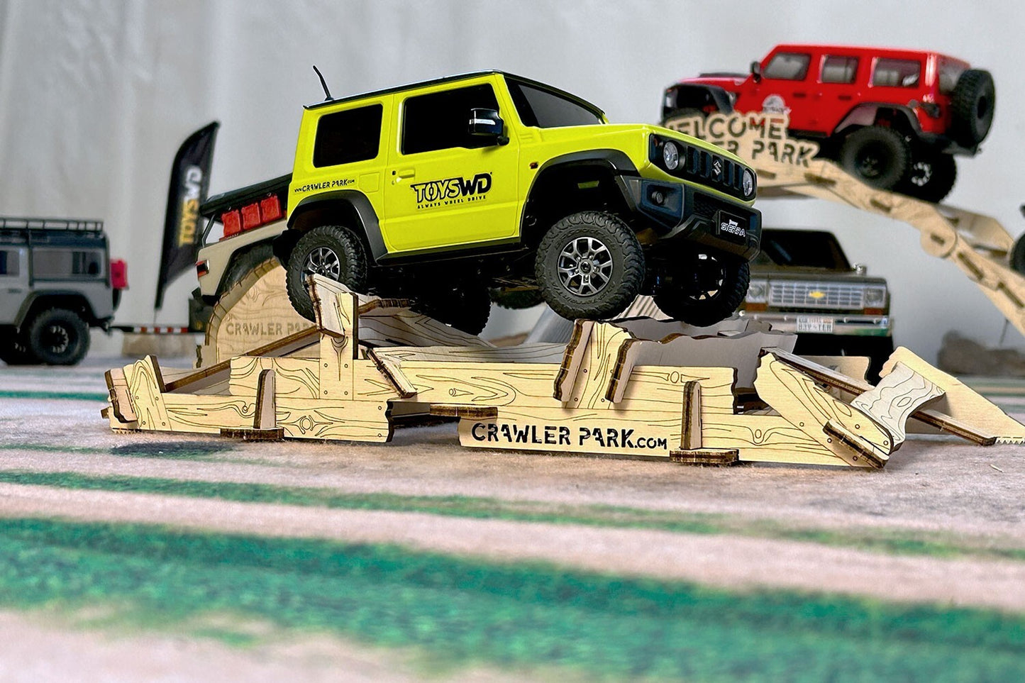 ToysWD Crawler Park WELCOME KIT of 5 obstacles for RC Crawler Park course 1/24 & 1/18 scale TWDKIT0006