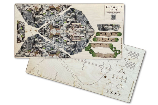 ToysWD Crawler Park Uphill obstacle for 1/24 1/18 RC Crawler park circuit TWD240011