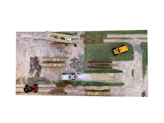 ToysWD Crawler Park Starter Kit Carpet Circuit RC Crawler Park 1/24 1/18 TWDKIT0002