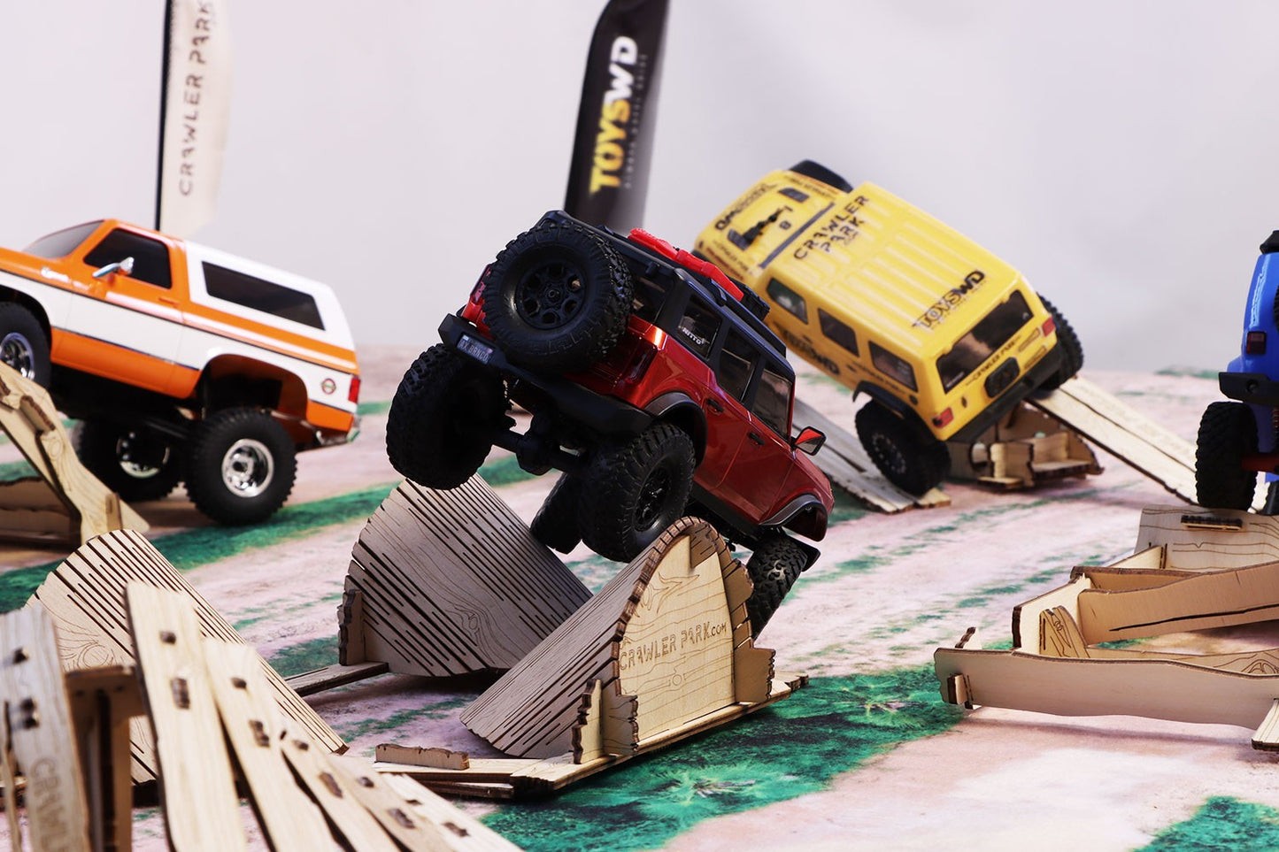 ToysWD Crawler Park HOME KIT of 3 obstacles for RC Crawler Park course 1/24 & 1/18 scale TWDKIT0006-3