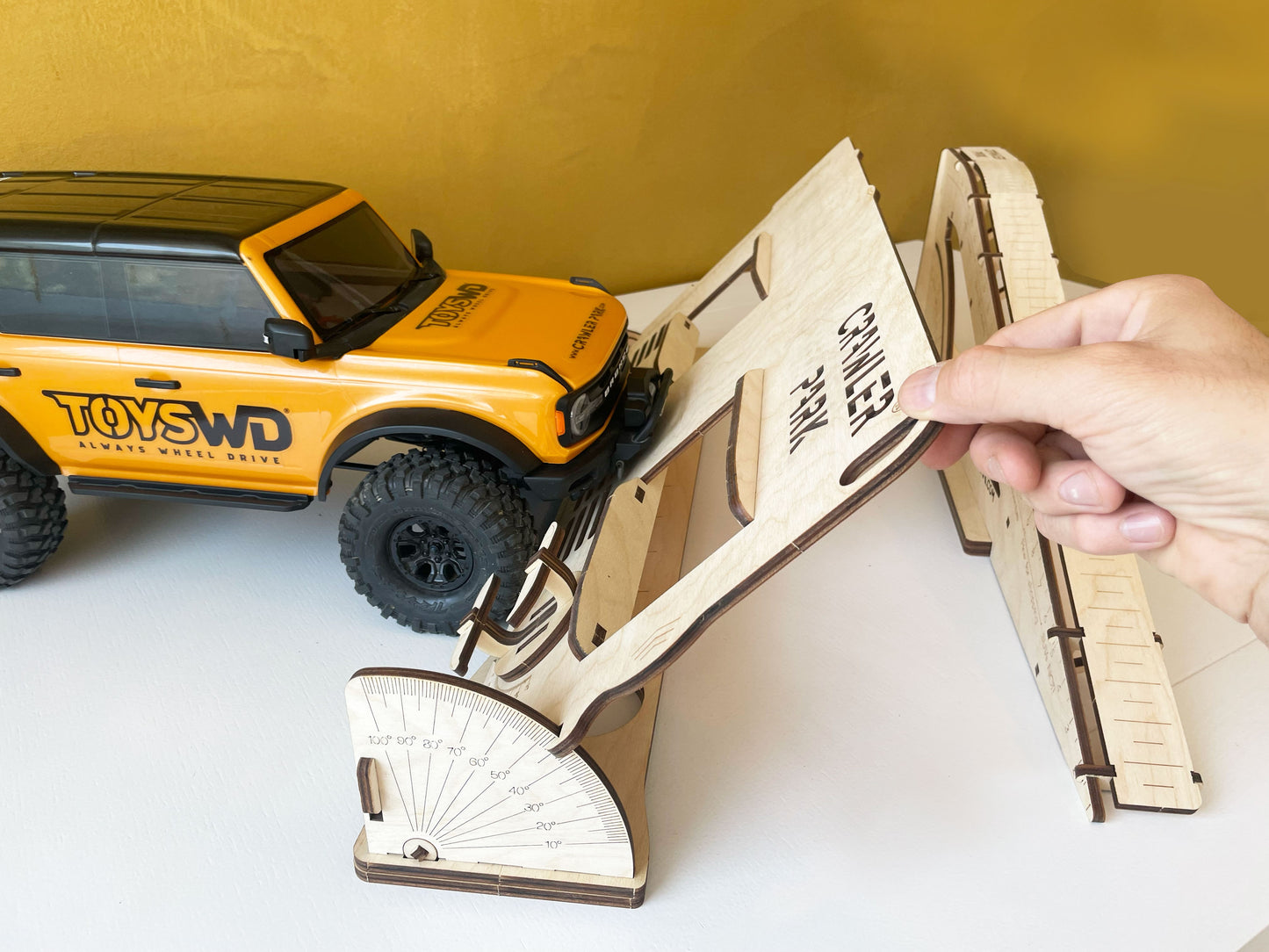 ToysWD Crawler Park Set-up system table 1/10 & 1/12 scale rc crawler park TWD100005