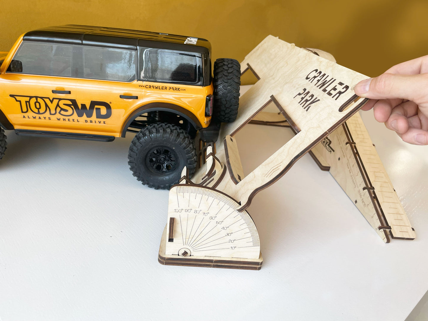 ToysWD Crawler Park Set-up system table 1/10 & 1/12 scale rc crawler park TWD100005