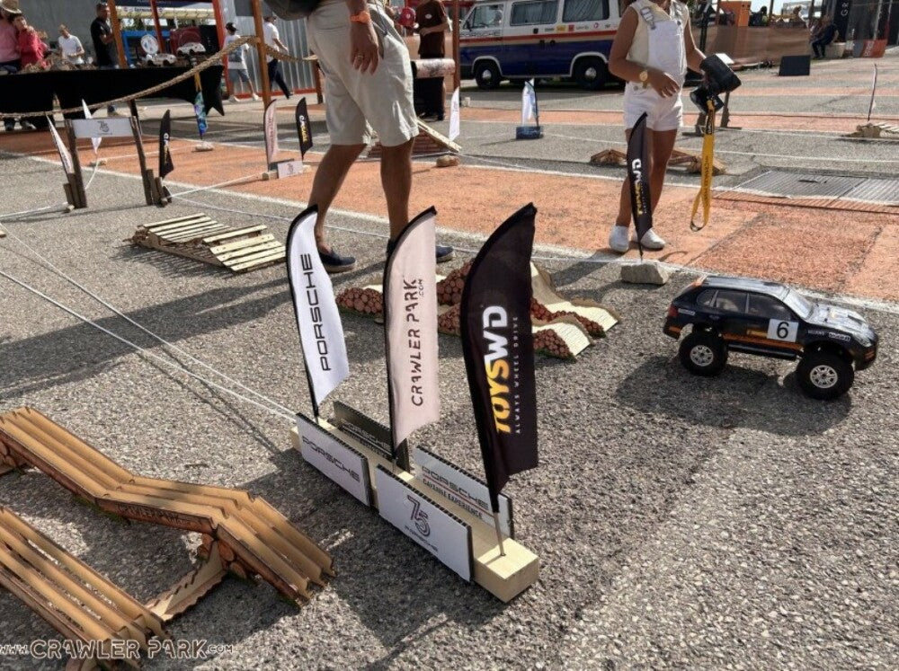 Toyswd Beach Flag 18" Rc Crawler Park Circuit Model Making 1/10 TWD100017