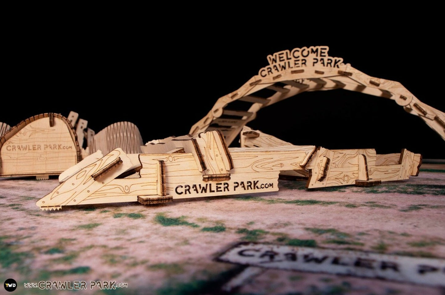ToysWD Crawler Park BASIC KIT of 2 obstacles for RC Crawler Park course 1/24 & 1/18 scale TWDKIT0006-2